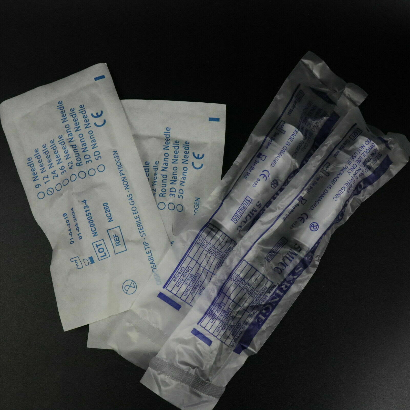 Replacement syringe with needle